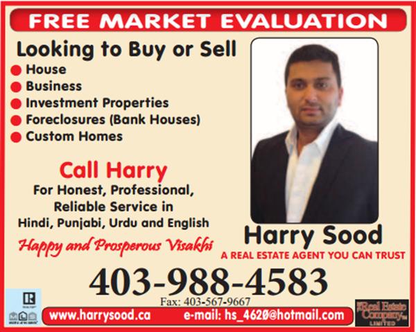 REALTOR - HARRY SOOD